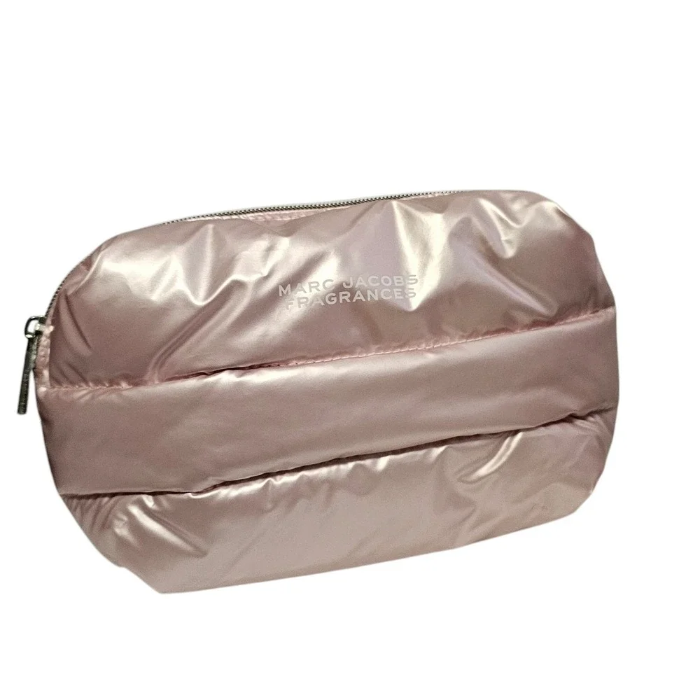 Marc Jacobs‎ Fragrances Padded Makeup Bag Cosmetic Travel Pouch Pink